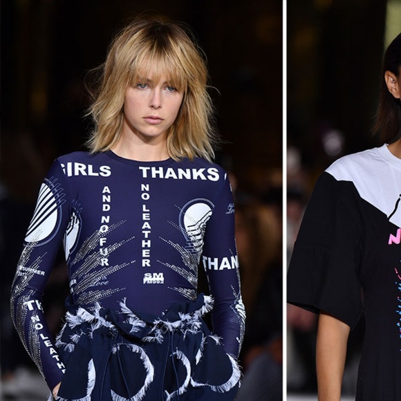 Stella McCartney Tops - Runway Crystal-embellished printed stretch-jersey